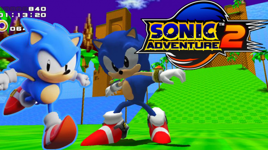 Classic Sonic In Sonic Adventure 2