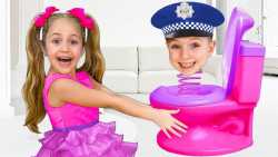 آنیتا و یاریک بازی تعقیب پلیس...