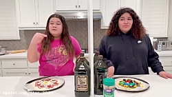 چالش درست کردن پیتزا با مری و...