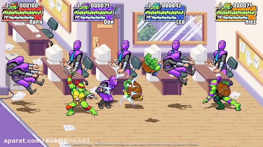 تریلر Teenage Mutant Ninja Turtles: Shredder#039; s Revenge 2022 ( لاکپشت های نینجا )