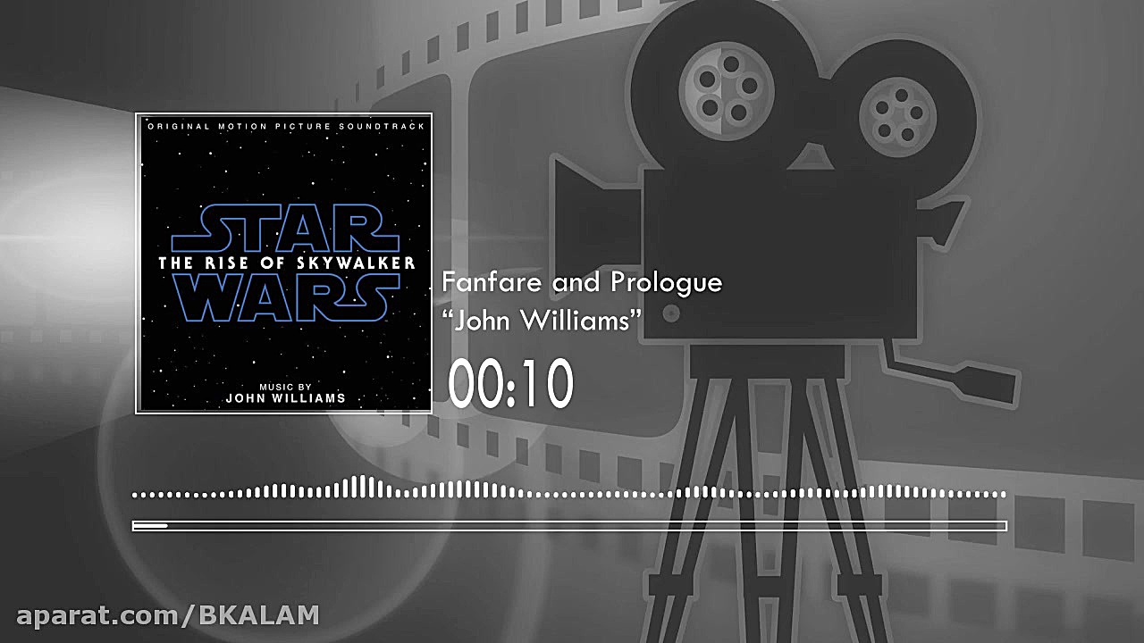 موسیقی فیلم " Star Wars: The Rise of Skywalker / Fanfare and Prologue " زمان275ثانیه