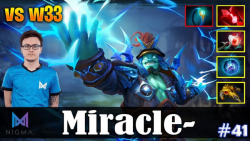 گیم پلی دوتا 2 - Miracle با Storm Spirit در Mid lane در Patch 7.24