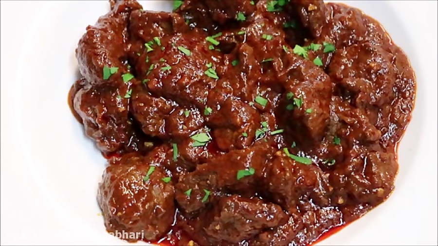 طرز تهیه خوراک گوشت خوشمزه