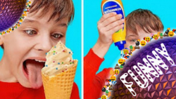 خوردن خوراکی های خوشمزه  شوخی...