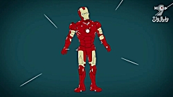 انیمیشن تکامل لباس های آیرون م...