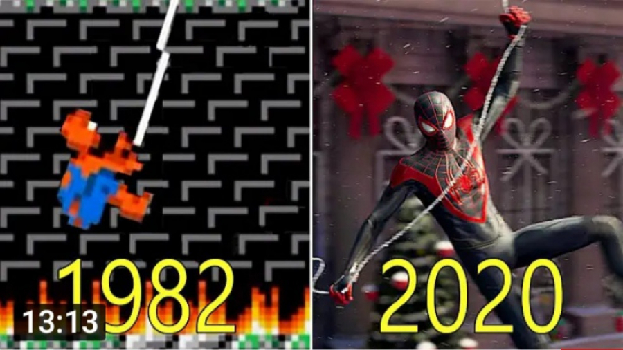 تاریخچه بازی spiderman...مردعنکبوتی از سال۱۹۸۲ تا ۲۰۲۰