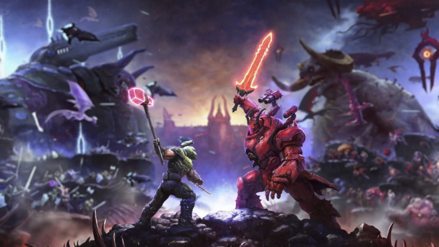 تیزر تریلر بخش دوم بسته الحاقی The Ancient Gods بازی Doom Eternal زمان26ثانیه