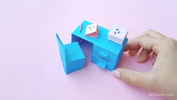 آموزش ساخت کاردستی میز مطالعه