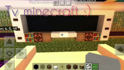تلوزیون شیک در ماینکرافت و آموزش آن | Minecraft TV