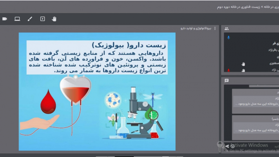 جلسه ششم زیست فناوری در خانه(دوره دوم) منافذ باز پوست