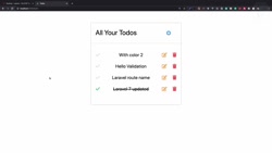 36 Laravel 7 for beginner Todo List Mini Project 18 One to Many Relationship