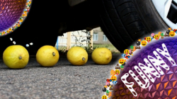 رد شدن از روی لیمو با ماشین  ل...