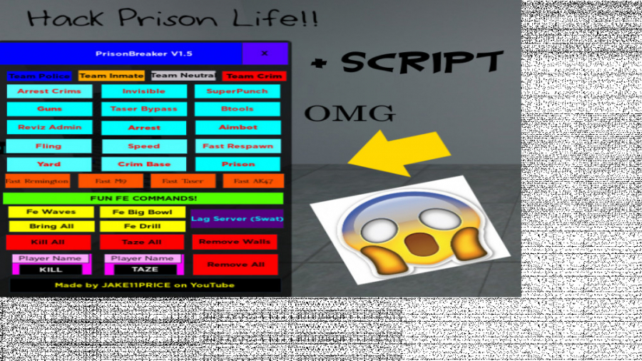 Roblox هک prison life ( به همراه script  )