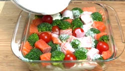 آموزش پخت ماهی سالمون با بروکل...