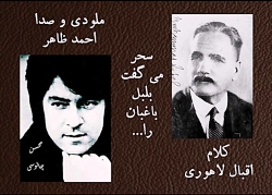 سحر می گفت بلبل باغبان را ، احمد ظاهر
