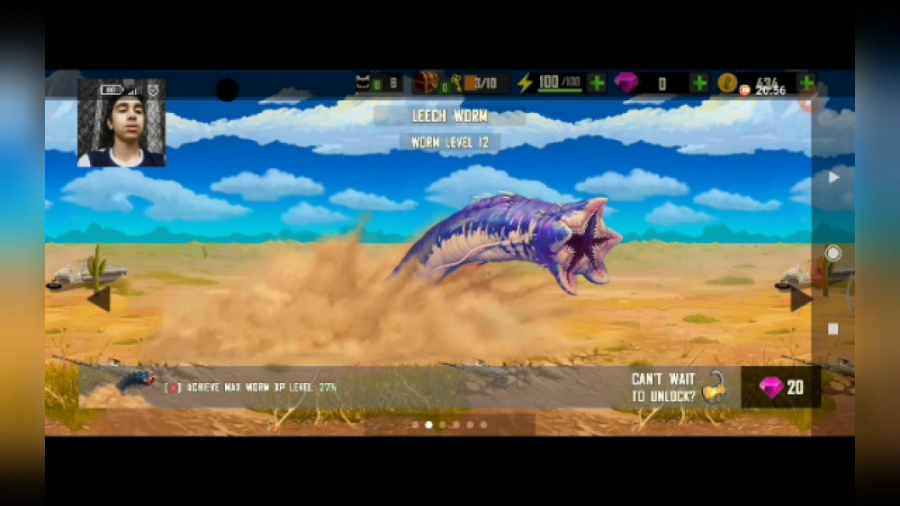 معرفی بازیdeath worm free با شروین کرمی.در این بازی بینهایت اجسام را نابود کنید زمان888ثانیه