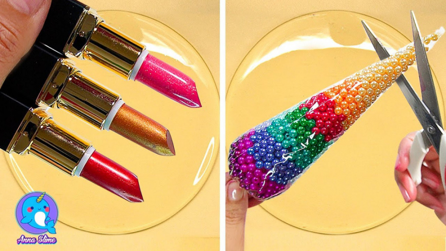 میکس اسلایم شفاف و لوازم آرایش...