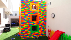 ولد و نیکی بازی با بلوک های اس...