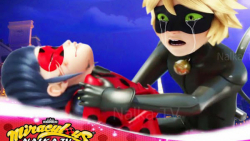 نبرد لیدی باگ و کت نوار با سرش...