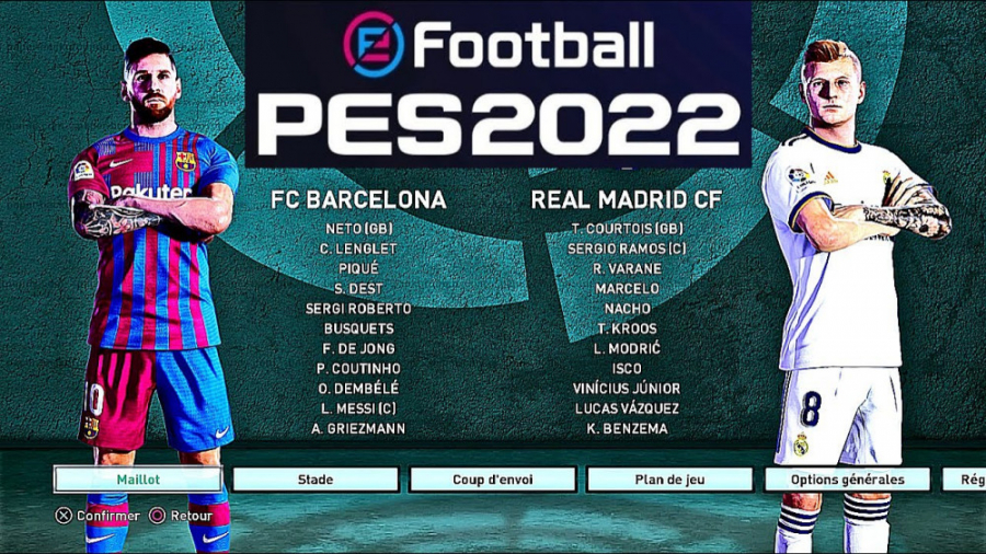 بارسلونا - رئال مادرید PES 2021 PS5 MOD