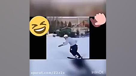 اسکی روی برف خییلی زیاد همین میشه دیگه دندان شیری