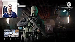 گیم پلی بازی call of duty black ops cold war بخش multiplayer  با تفنگ بر چسب دار