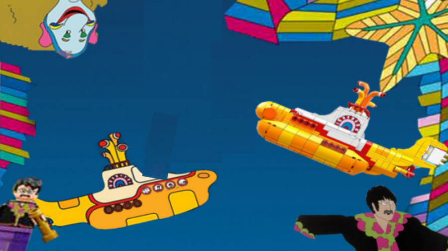 بررسی لگو کارتون زیر دریایی زرد LEGO Yellow Submarine از لاین IDEAS ( اصل )