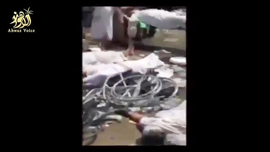 فیلم کشتار حجاج در ازدحام منا بعلت بی کفایتی رژیم سعودی زمان47ثانیه