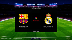 (برای اولین بار)pes2022 گیم پلی بارسلونا_رئال مادرید در/amir gamer