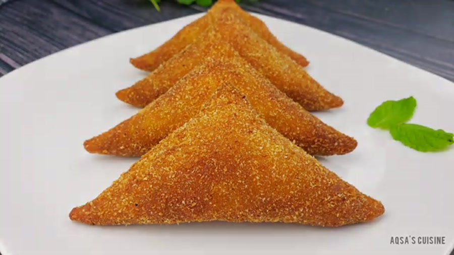 طرز تهیه پاته سیب زمینی و نان سمبوسه