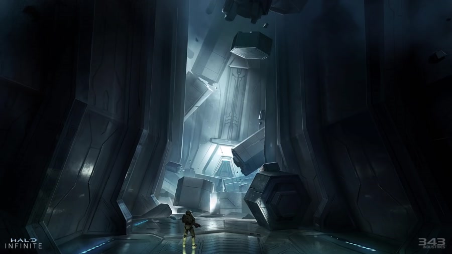 قطعه ای صوتی به نام Forerunner Interior از صداهای محیطی بازی Halo Infinite