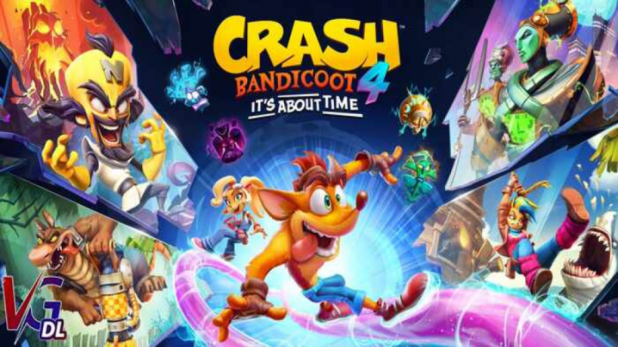 بازی Crash Bandicoot 4 Its About Time کراش باندیکوت ۴ - دانلود در ویجی دی ال