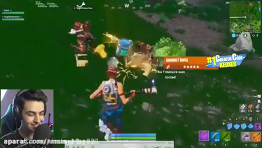 لحظات فان فورت نایت با اریا کیوکسر