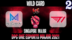 Nigma vs T1 Game 2 | Bo2 | Wild Card ONE Esports Singapore Major 2021
