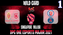 ASM Gambit vs PSG.LGD Game 1 | Bo2 | Wild Card ONE Esports Singapore Major 2021