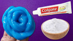 آموزش اسلایم با خمیردندان و جو...