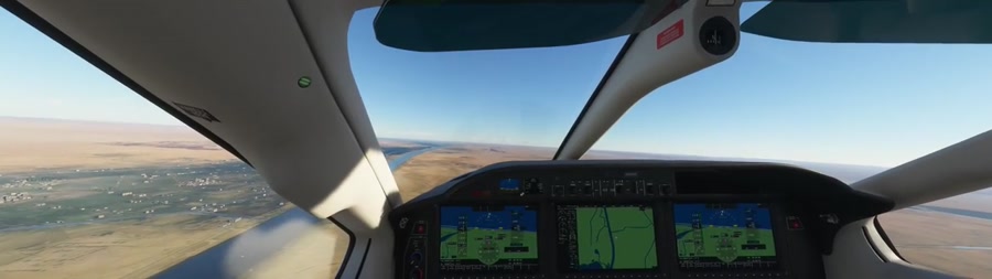 بسته شدن کانال سوئز در بازی Microsoft Flight Simulator