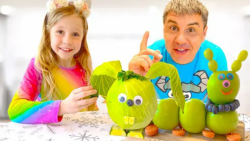 ناستیا و بابایی  ناستیا و دوست...