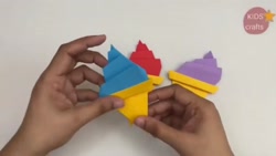 آموزش کاردستی  آموزش بستنی قیف...