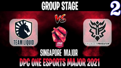 Liquid vs Thunder Game 2 | Bo2 | Group Stage ONE Esports Singapore Major 2021