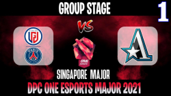 PSG.LGD vs Aster Game 1 | Bo2 | Group Stage Singapore Major DPC 2021