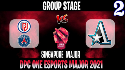 PSG.LGD vs Aster Game 2 | Bo2 | Group Stage ONE Esports Singapore Major DPC 2021