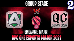 Alliance vs Quincy Game 2 | Bo2 | Group Stage Singapore Major DPC 2021