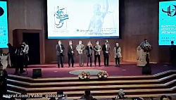 اهدای تندیس وکیل حرفه ای به وک...