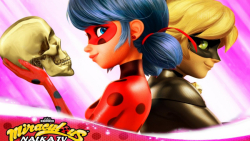 نبرد لیدی باگ و کت نوار با اسک...