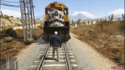 گیم پلی تصادف با قطار در تمام نسخه های جی تی ای GTA TRAin