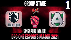 Liquid vs Alliance Game 1 | Bo2 | Group Stage Singapore Major DPC 2021