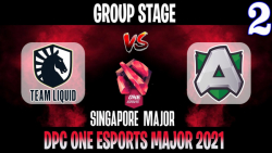 Liquid vs Alliance Game 2 | Bo2 | Group Stage Singapore Major DPC 2021