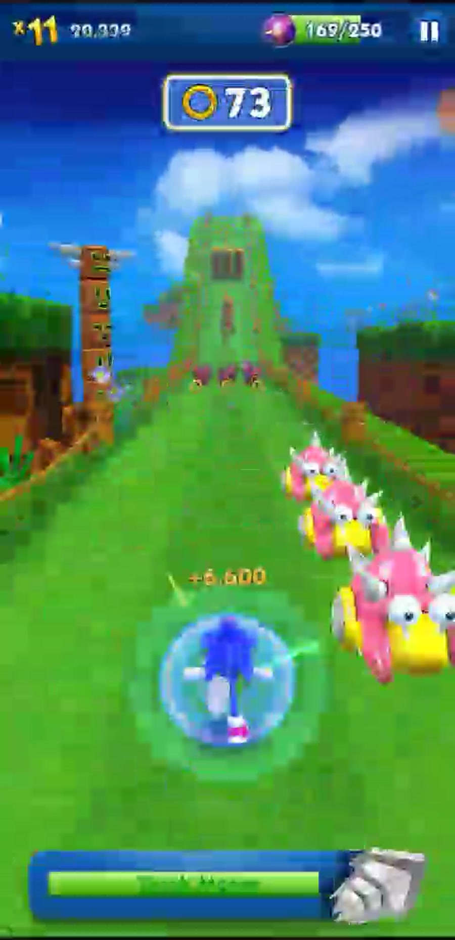گیم پلی بازی سونیک دش Sonic Dash