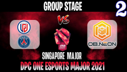 PSG.LGD vs Neon Game 2 | Bo2 | Group Stage ONE Esports Singapore Major DPC 2021